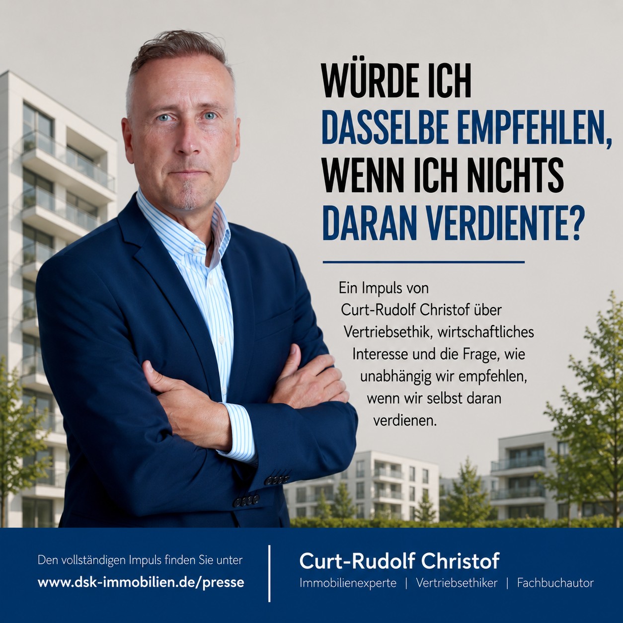 Pressemitteilung 26 07 28 Impuls Immobilie muss zum Menschen passen